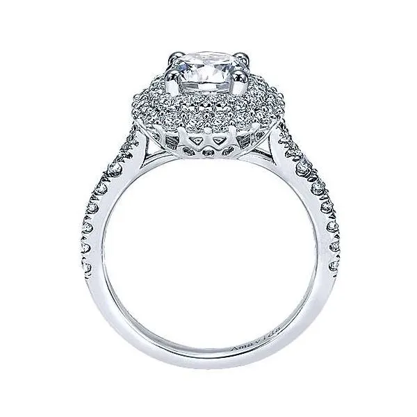 Amavida 18K White Gold Diamond Engagement Ring Image 2 Your Jewelry Box Altoona, PA