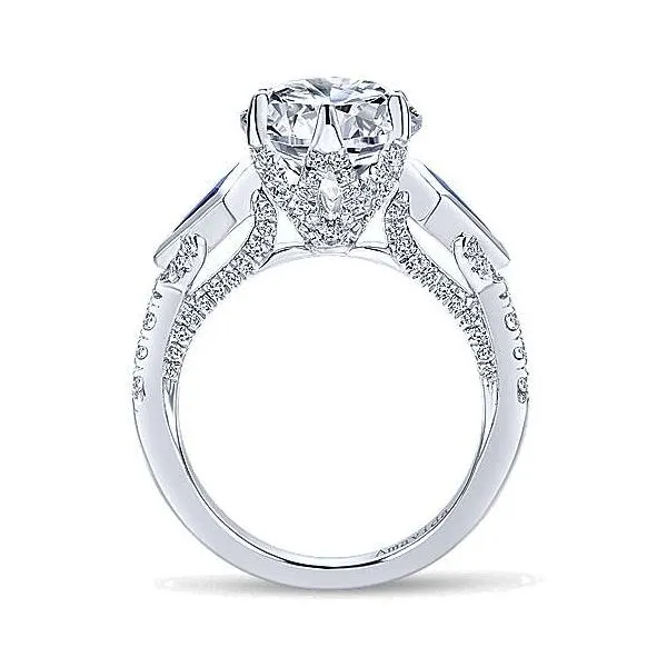 Amavida 18K White Gold Diamond Engagement Ring Image 2 Your Jewelry Box Altoona, PA