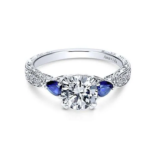 Amavida 18K White Gold Diamond Engagement Ring Your Jewelry Box Altoona, PA