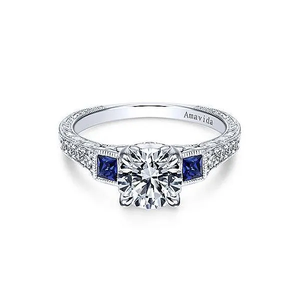 Amavida 18K White Gold Diamond Engagement Ring Your Jewelry Box Altoona, PA