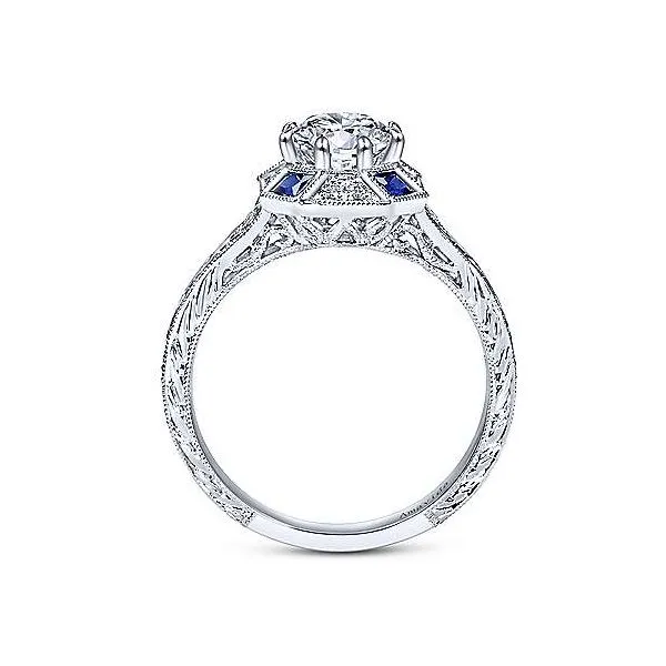Amavida 18K White Gold Diamond Engagement Ring Image 2 Your Jewelry Box Altoona, PA