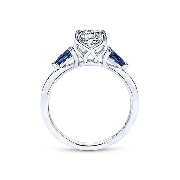 Amavida 18K White Gold Diamond Engagement Ring Image 2 Your Jewelry Box Altoona, PA