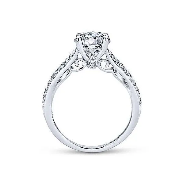Amavida 18K White Gold Diamond Engagement Ring Image 2 Your Jewelry Box Altoona, PA
