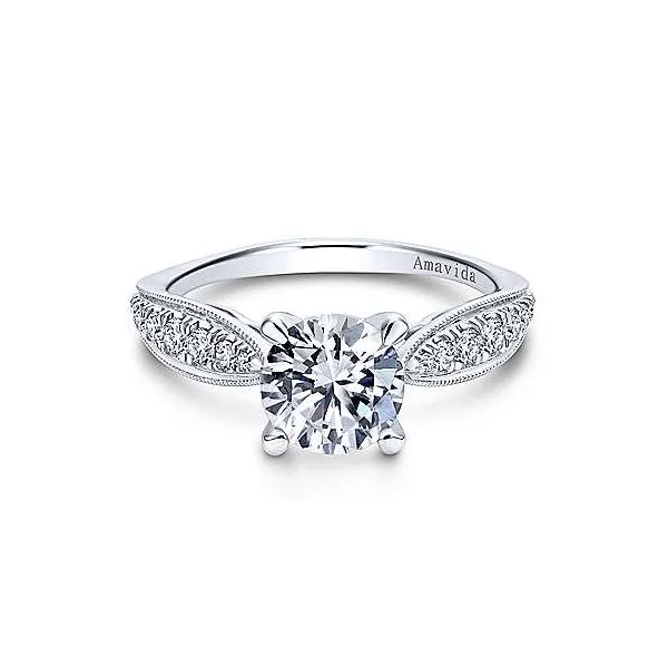 Amavida 18K White Gold Diamond Engagement Ring Your Jewelry Box Altoona, PA