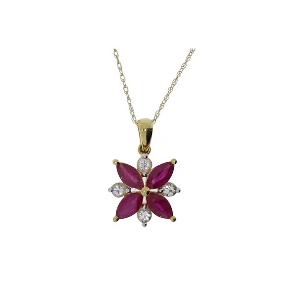 14K Yellow Gold Ruby Necklace Your Jewelry Box Altoona, PA