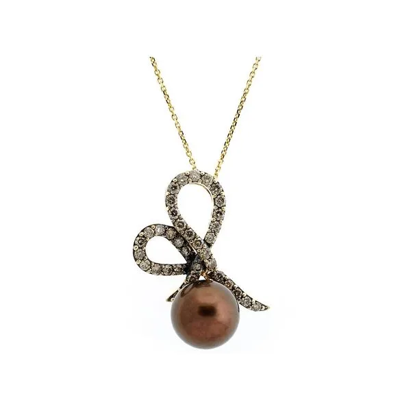 LeVian Chocolate Diamond Pearl Necklace Your Jewelry Box Altoona, PA