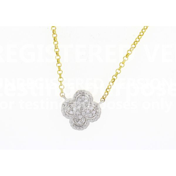 Yellow Gold Diamond Floral Necklace Your Jewelry Box Altoona, PA