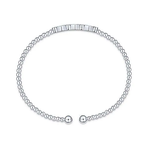 White Gold Flexi Diamond Bangle Bracelet Image 3 Your Jewelry Box Altoona, PA