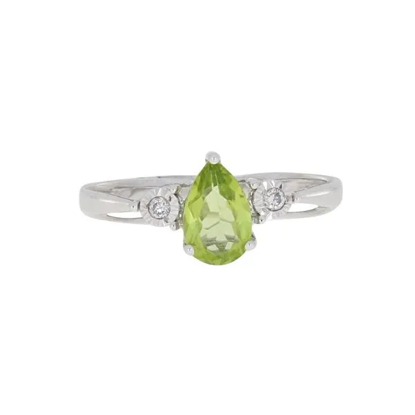 White Gold Peridot Diamond Ring Your Jewelry Box Altoona, PA