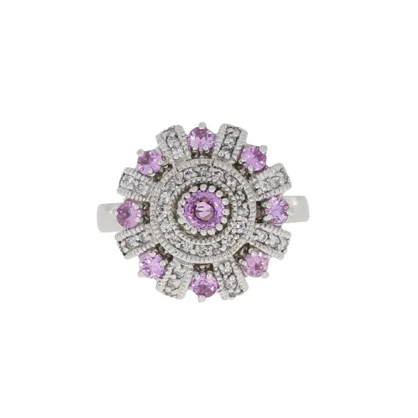 Pink Sapphire Diamond Crown Ring Your Jewelry Box Altoona, PA