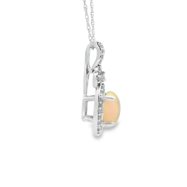 Opal Pendant With Diamond Accents Image 4 Your Jewelry Box Altoona, PA