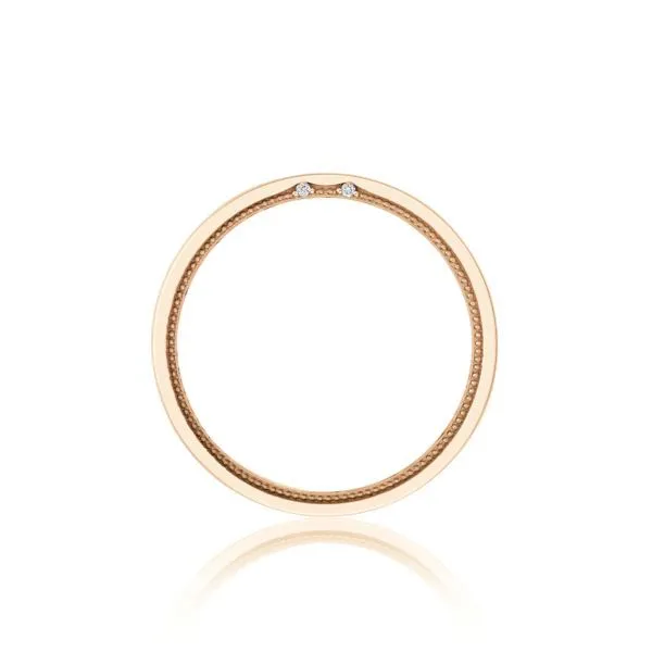 Tacori 14K Rose Gold Brushed Gentleman's Band Image 2 Your Jewelry Box Altoona, PA