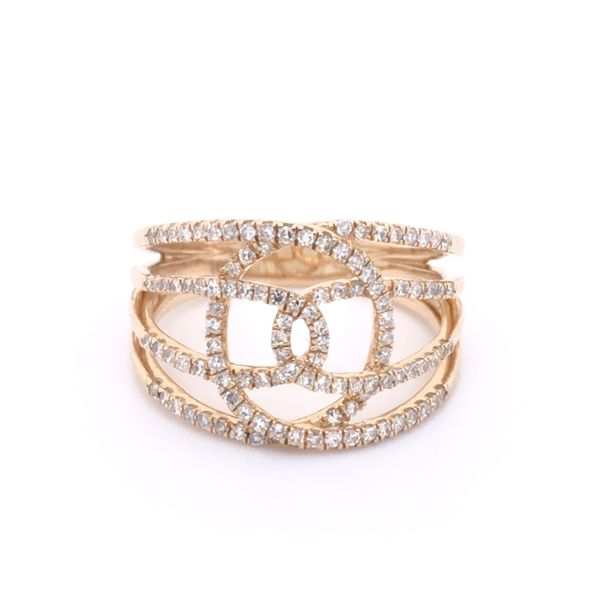 Yellow Gold Diamond Weave Ring Your Jewelry Box Altoona, PA