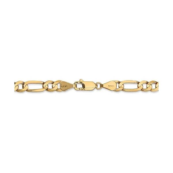 14K Yellow Gold Figaro 5.50mm 8