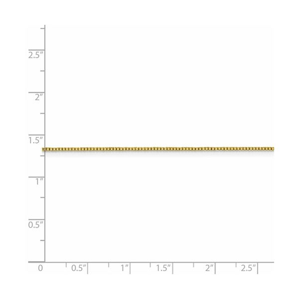 10K Yellow Gold .95 mm Octagonal Sparkle Box Chain Image 3 Your Jewelry Box Altoona, PA