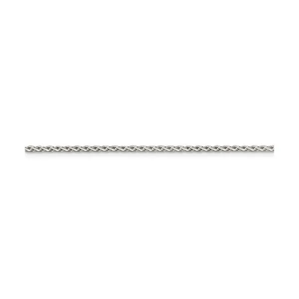 Sterling Silver 1.5mm Diamond-Cut Spiga Chain 18