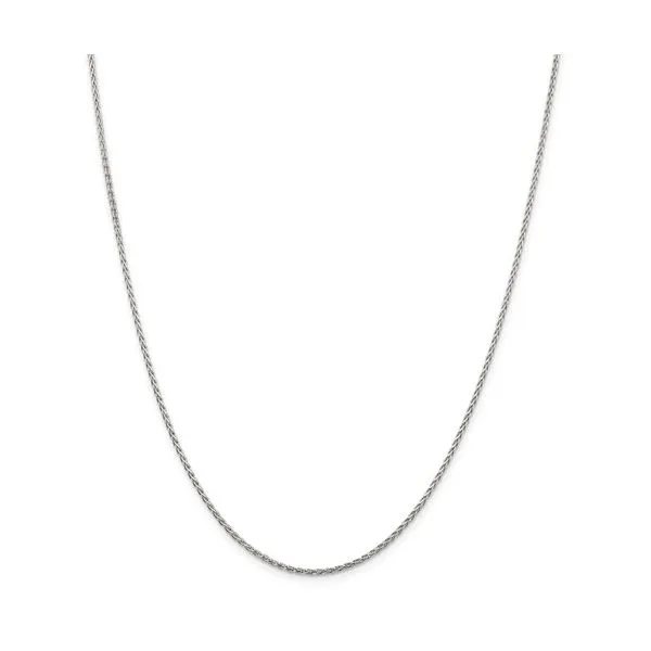 Sterling Silver 1.5mm Diamond-Cut Spiga Chain 18