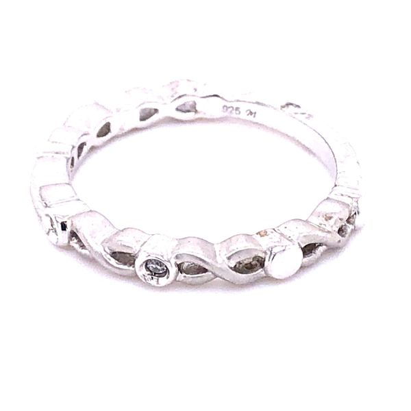 Sterling Silver Diamond Accent Infinity Ring Image 3 Your Jewelry Box Altoona, PA