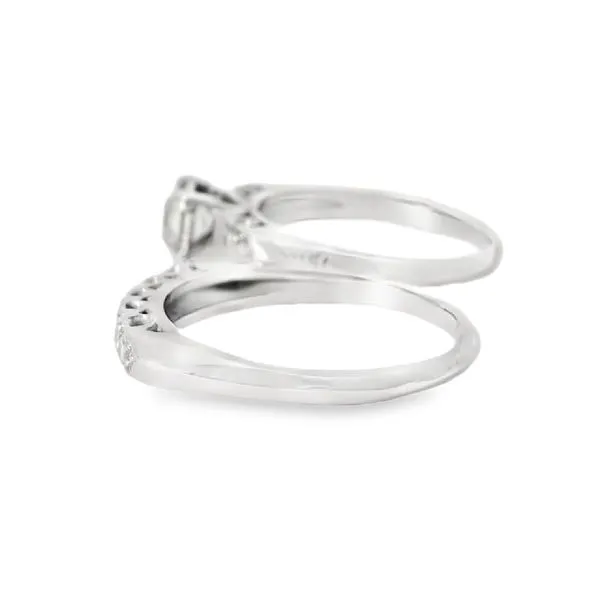 Estate Bridal Diamond Ring Set Image 2 Your Jewelry Box Altoona, PA