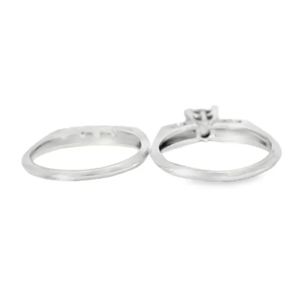 Estate Bridal Diamond Ring Set Image 3 Your Jewelry Box Altoona, PA