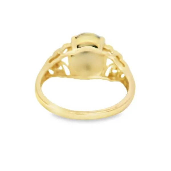Estate 14K Yellow Gold Cabbachon ONoyx Ring Image 3 Your Jewelry Box Altoona, PA
