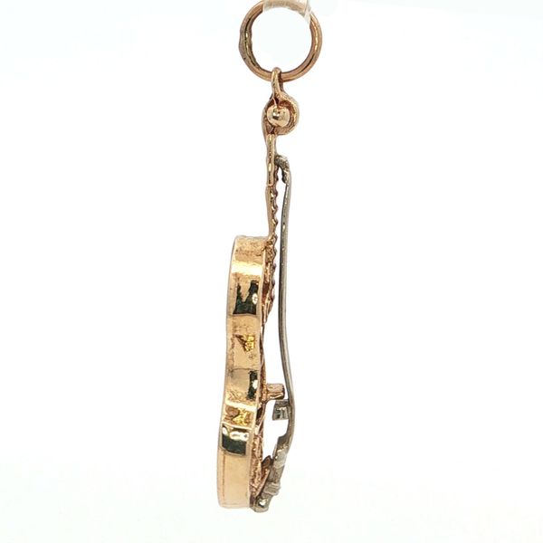 Estate Yellow Gold Violin Pendant Image 4 Your Jewelry Box Altoona, PA
