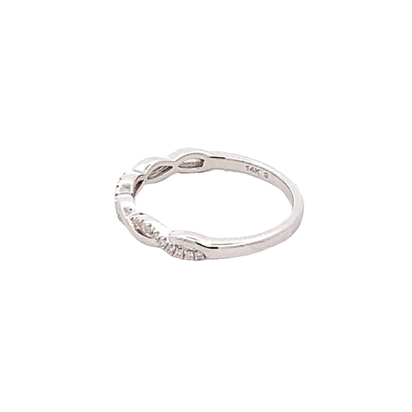 14KT WHITE GOLD DIAMOND WEDDING/ANNIVERSARY BAND Image 2 Z's Fine Jewelry Peoria, AZ