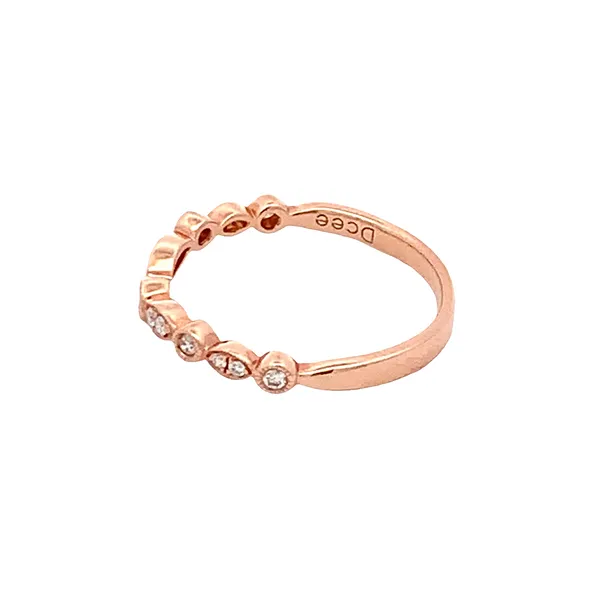 14KT ROSE GOLD DIAMOND WEDDING/ANNIVERSARY BAND Image 2 Z's Fine Jewelry Peoria, AZ