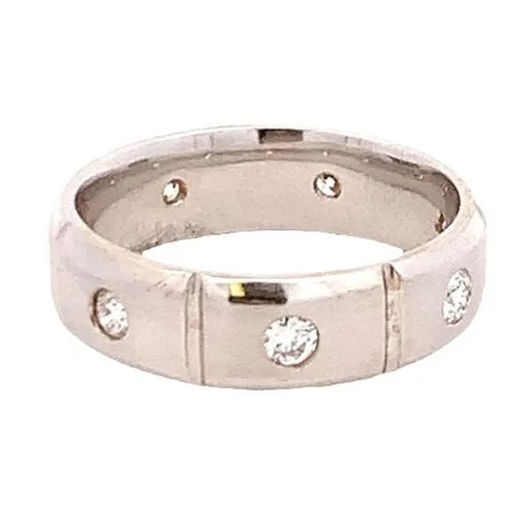 14KT WHITE GOLD DIAMOND WEDDING BAND Image 2 Z's Fine Jewelry Peoria, AZ