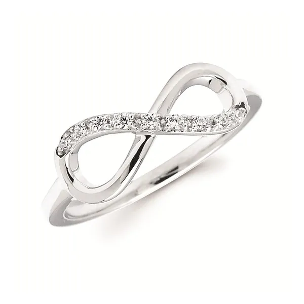 14KT GOLD INFINITY STYLE DIAMOND RING Z's Fine Jewelry Peoria, AZ