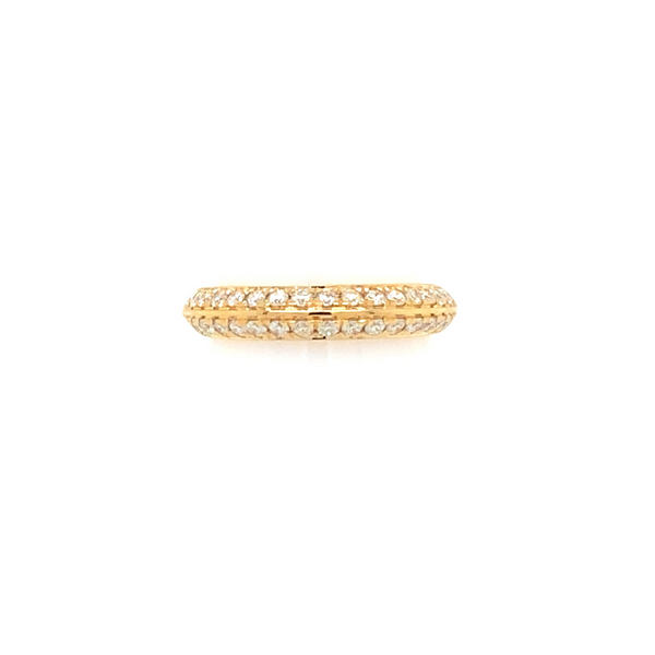 14KT GOLD PAVÉ SET DIAMOND RING Z's Fine Jewelry Peoria, AZ