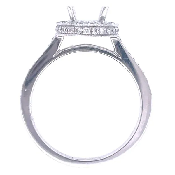 18KT DIAMOND SEMI-MOUNT ENGAGEMENT RING Image 3 Z's Fine Jewelry Peoria, AZ