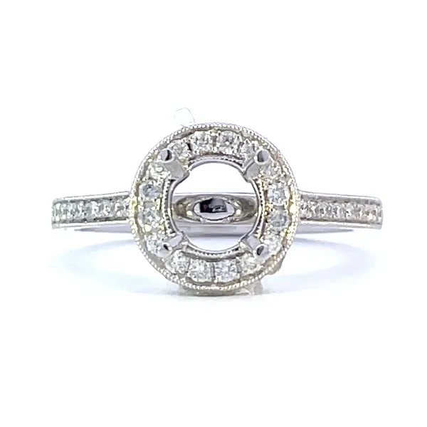 18KT DIAMOND SEMI-MOUNT ENGAGEMENT RING similar item image