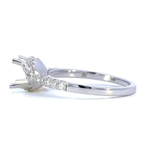 18KT DIAMOND SEMI-MOUNT ENGAGEMENT RING Image 2 Z's Fine Jewelry Peoria, AZ