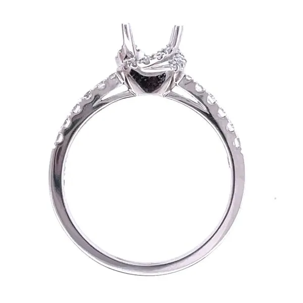 18KT DIAMOND SEMI-MOUNT ENGAGEMENT RING Image 3 Z's Fine Jewelry Peoria, AZ