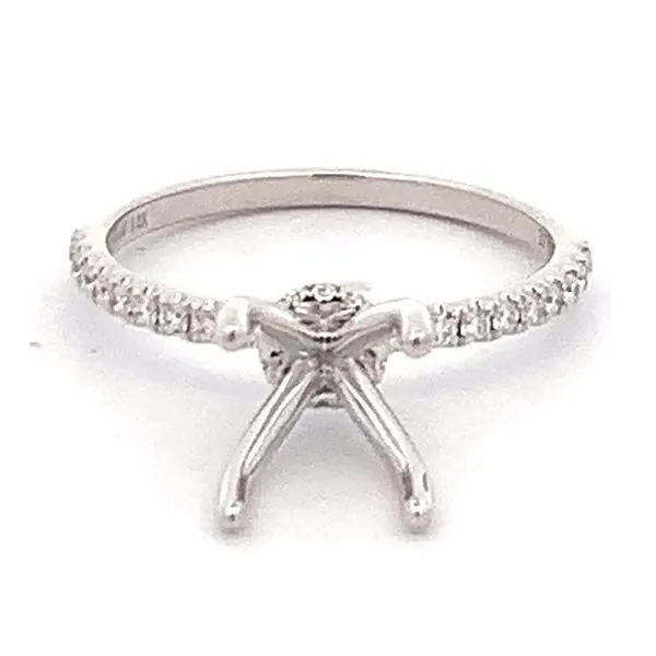 WHITE GOLD SEMI MOUNT ENGAGEMENT RING Z's Fine Jewelry Peoria, AZ