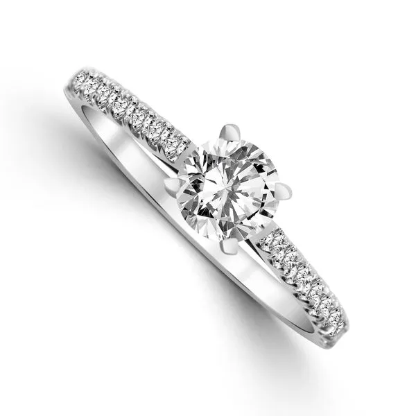 14KT WHITE GOLD DIAMOND SEMI MOUNT ENGAGEMENT RING Z's Fine Jewelry Peoria, AZ