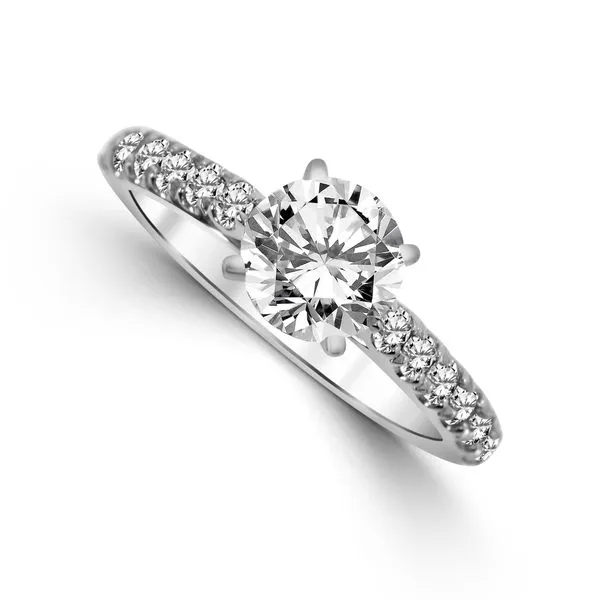 14KT WHITE GOLD DIAMOND SEMI MOUNT ENGAGEMENT RING Z's Fine Jewelry Peoria, AZ