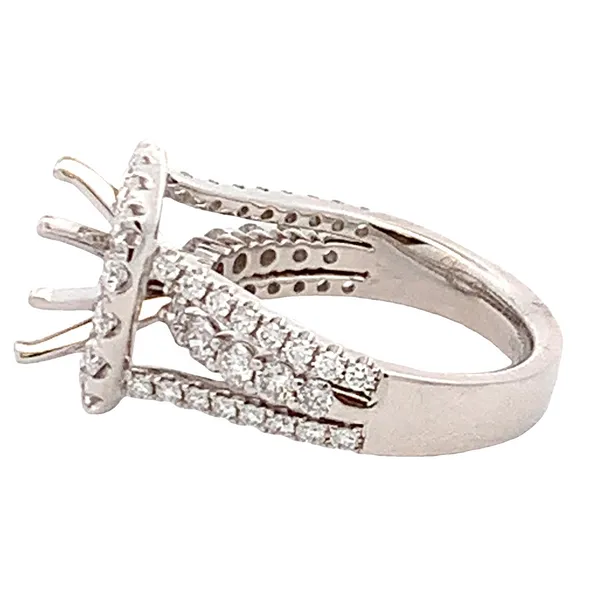 14KT NATURAL DIAMOND SEMI-MOUNT RING Image 2 Z's Fine Jewelry Peoria, AZ