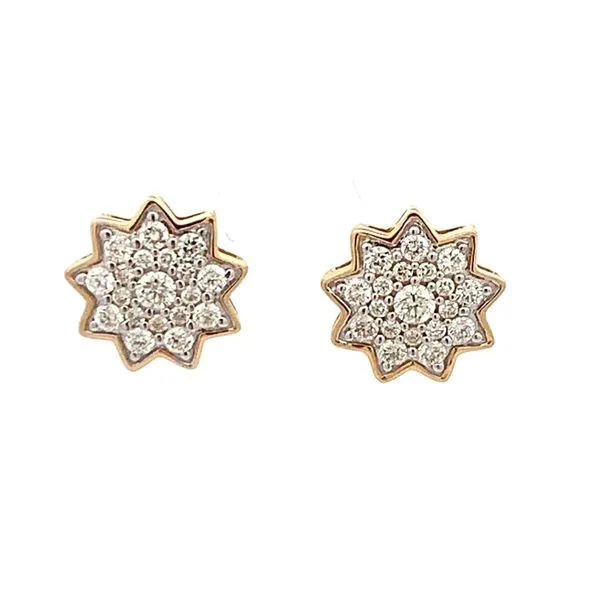 14KT GOLD STARBURST EARRINGS Z's Fine Jewelry Peoria, AZ