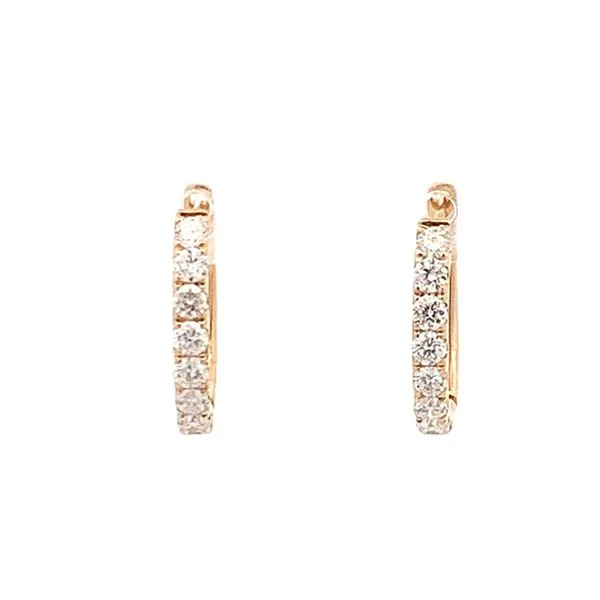 DIAMOND HOOP EARRINGS