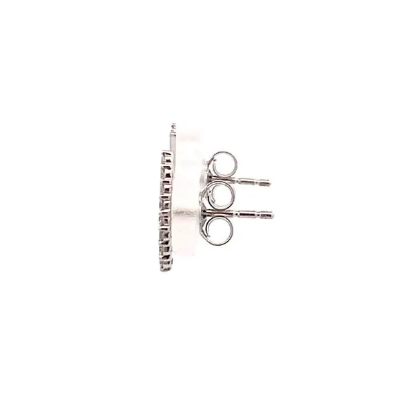 10KT WHITE GOLD DIAMOND EARRINGS Image 2 Z's Fine Jewelry Peoria, AZ