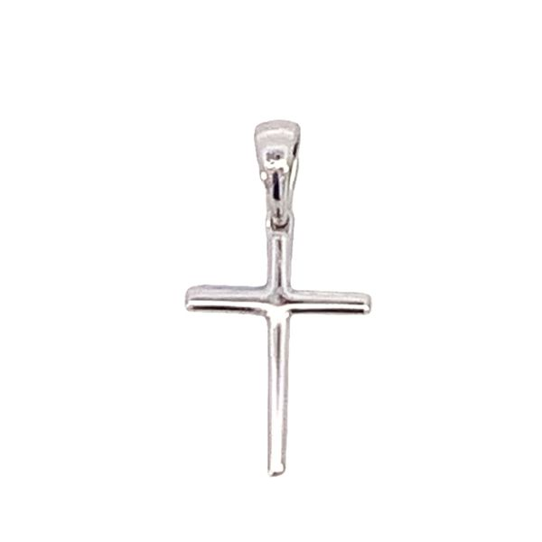 WHITE GOLD CROSS PENDANT Image 2 Z's Fine Jewelry Peoria, AZ