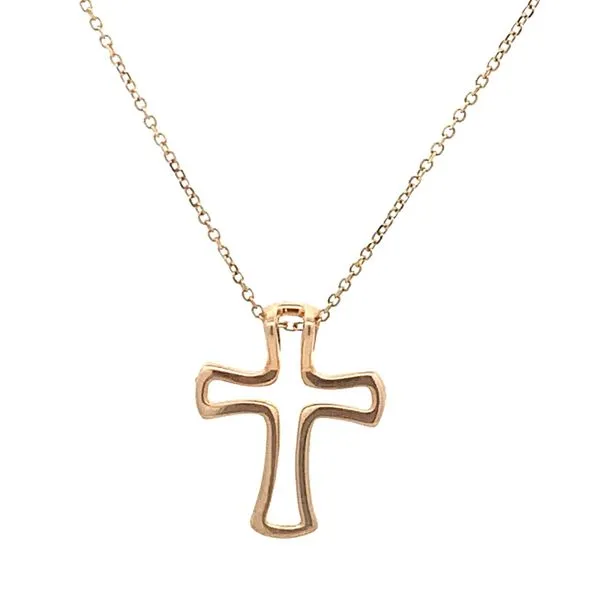 14KT DIAMOND CROSS NECKLCE Image 2 Z's Fine Jewelry Peoria, AZ