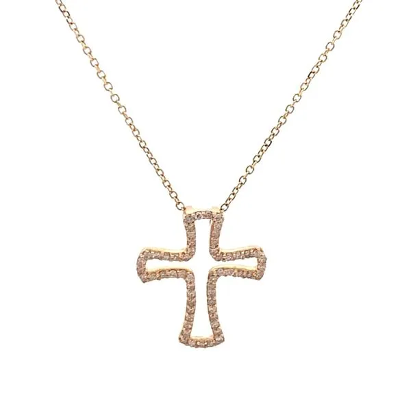 14KT DIAMOND CROSS NECKLCE Z's Fine Jewelry Peoria, AZ