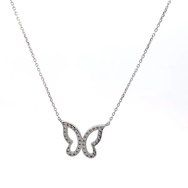 DIAMOND BUTTERFLY NECKLACE