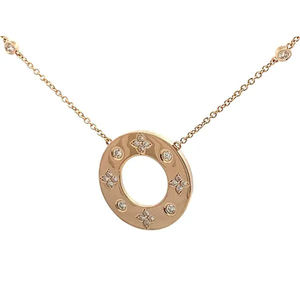 YELLOW GOLD DIAMOND NECKLACE Image 2 Z's Fine Jewelry Peoria, AZ