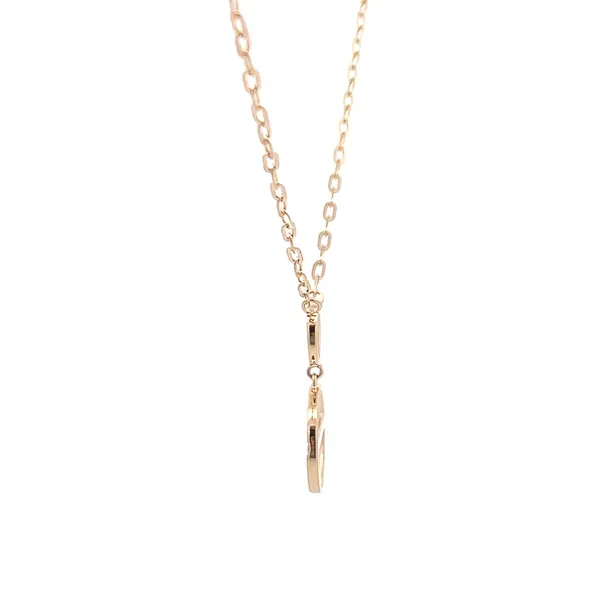 14KT YELLOW GOLD DIAMOND PENDANT