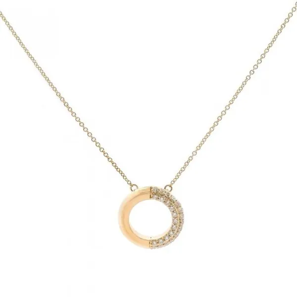 YELLOW GOLD CIRCLE NECKLACE Z's Fine Jewelry Peoria, AZ