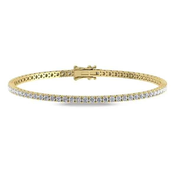 YELLOW GOLD DIAMOND BRACELET Z's Fine Jewelry Peoria, AZ